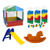 Brinquedo Playkids Diversão Parque Infantil Bebes Gangorras