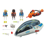 Brinquedo Playmobil Polícia Galática E Planador Sunny 70019