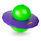 Brinquedo Pogobol Roxo E Verde Pula Pula Infantil Estrela
