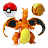 Brinquedo Pokemon Charizard Venusaur Dentro De Pokebola