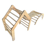 Brinquedo Ponte Triângulo Infantil Duplo Rampa Pikler