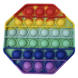 Brinquedo Pop It Sensorial Anti stress Colorido Toys Toys Cor Octógono Arco íris