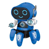 Brinquedo Robô Aranha Dançarino 6 Pernas Com Sons E Luzes