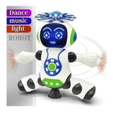 Brinquedo Robô Dança Gira 360 Graus Robot Som Luz Yijun