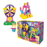 Brinquedo Roda Gigante E Barco Vick Com Boneca Judy