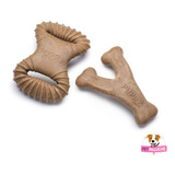 Brinquedo Roer Resistente Filhotes Benebone Puppy2pack Bacon