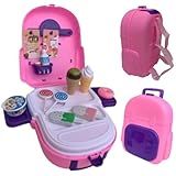 BRINQUEDO Sorveteria NA MALINHA Infantil Maleta Vira Mochila Comidinha COZINHA CULINÁRIA Sorvete ICE NA MALETINHA CRIANÇAS O MELHOR PRESENTE FORA DAS TELAS ESTIMULA IMAGINAÇÃO INTERAÇÃO KIT 21PÇS