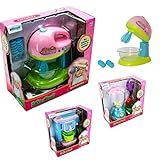 Brinquedo Super Batedeira Liquidificador Ou Cafeteira Infantil Com Movimento E Luz Tamanho G Batedeira QB 156 17cm 