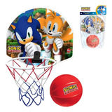 Brinquedo Tabela Basquete Infantil Sonic Cesta