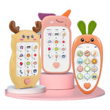 Brinquedo Telefone Celular Musical Com Luz E Som Interativos