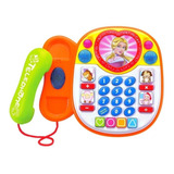 Brinquedo Telefone Divertido Infantil Educativo Sons E Luzes