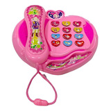 Brinquedo Telefone Educativo Piano Musical Com Músicas E Luz