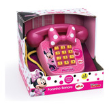 Brinquedo Telefone Infantil Foninho Sonoro Minnie