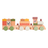 Brinquedo Tiny Love Trenzinho De Madeira Boho Chic 18m