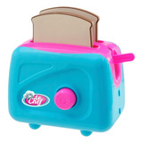 Brinquedo Torradeira Infantil Com Acessórios Rosa Le Chef