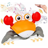 Brinquedo Toy Caranguejo Musical Bebê Elétrico Recarregável