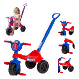 Brinquedo Triciclo Motoca Infantil Passeio C Pedal Empurrado