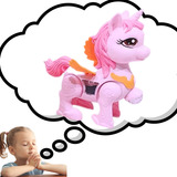Brinquedo Unicórnio Anda Musical Som Luz Ponei Cavalo Pet