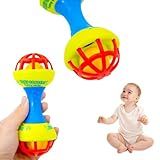 Brinquedos Bebes Chocalho Baby Macio Divertido Bola Mordedor Duplo 