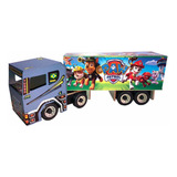 Brinquedos Caminhão Madeira Mdf Bau Menino Carreta 04