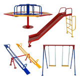 Brinquedos De Ferro Para Playground Pague 3 Leve 4 A Vista