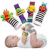 Brinquedos De Meias De Chocalho Para Bebês De 3 A 6 A 12 Meses Menina Menino Brinquedo De Aprendizagem