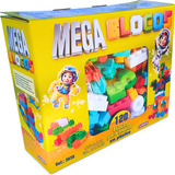 Brinquedos Educativos Mega Blocos Montar 120 Pç Com Rodinhas