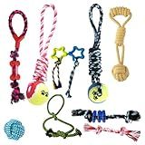 Brinquedos Pet Combo 4 Unidades Antiestresse Resistente Alivia Ansiedade De Cachorros Mordedor Corda Interativo Cores Sortidas