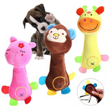 Brinquedos Pets Coisas Para Cachorros Pelúcia Para Cães Top Cor Girafa Desenho Girafa
