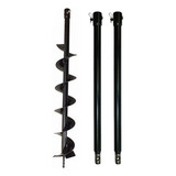 Broca 80 X 20cm P Perfurador De Solo 2 Extensão 80cm