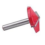 Broca De Roteador 120 Graus Faca De Tungstênio Vermelha Eixo De Faca Em Forma De V Brocas De Roteador Vgroove De Aço 04 