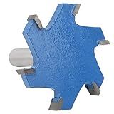 Broca De Roteador De Rabbeting Broca De Roteador De Aplainamento De Laje Haste De 12 Mm 6 Dentes Em Forma De T 65 X 10 Mm Broca De Roteador De Aplainamento Fresa Ferramenta De