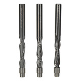 Broca De Roteador Solid Flush Trimming 3 Peças De Fresament