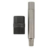 Broca Polia Do Alternador Kit De Chave Polia Do Alternador 33 Dentes Estriado Soquete Ferramenta Extrator De Broca