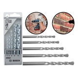 Brocas Para Concreto 4 A 10mm Resistente Ao Desgaste 5 Und