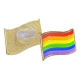 Broche Boton Buton Pin Lgbt Parada Gay Bandeira 50 Und