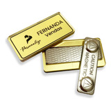 Broche Crachá Boton Doutor Magnético Imã Personalizado 5unid