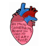 Broche Pin Botton Coração Cardiologia Marcapasso