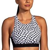 Brooks Sutiã Esportivo Feminino Com 3 Bolsos Para Corrida Exercícios E Esportes Verificação De Velocidade B W 38C D