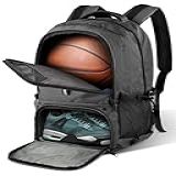 BROTOU Mochila De Basquete Bolsa De Basquete Grande Com Sapatos E Compartimento De Bola Mochilas De Futebol Para Basquete Vôlei