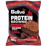 Brownie Proteico Double Chocolate Sem Açúcar Sem Glúten Sem Leite Belive 40g