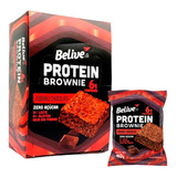 Brownie Protein Zero Açúcar Double Chocolate 10x40g Belive
