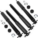 BRTEC Amortecedores Para Jeep Wrangler 1997 1998 1999 2000 2001 2002 2003 2004 2005 2006 Amortecedores De Suspensão Conjunto Completo De Conjuntos De 4 Amortecedores Dianteiros E Traseiros