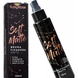 Bruma Fixadora De Maquiagem Ruby Rose Soft Matte