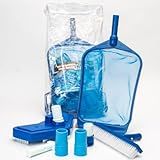 Brustec- Kit Limpeza E Manutenção Piscinas 5 Itens Linha Pequenas
