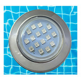 Brustec Lâmpada Led 9w 90mm Luminária Rgb Piscina Rosca 1 2 Encaixe 12v