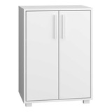 Brv Móveis Bmu 28 06 Balcão Multiuso 2 Portas 2 Prateleiras Cor Branco