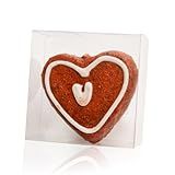 Bssay Pacote Com 50 Caixas Transparentes De 5 X 5 X 4 Cm Caixas De Biscoitos Individuais Caixas De Macaron Pequenas Caixas De Doces Mini Caixas De Torta Para Dia Dos Namorados Casamento Natal