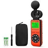 BTMETER Bt 881W Medidor De Estresse Térmico Anemômetro Medidor Digital De Temperatura De Bulbo Úmido Wbgt Interno Externo Com Velocidade Do Vento Temperatura Ambiente Testador De Umidade