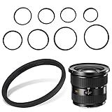 BTSEURY Universal 8 PCS Metal Step Up Rings Conjunto De Adaptador De Filtro De Lente 49 52 55 58 62 67 72 77 82mm Conjunto De Anel Adaptador De Lente De Câmera